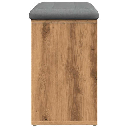 Sittebenk Skohylle Artisan Eik 82x32x50 cm