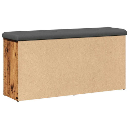 Skoskap Skohylle Skobenk Gammelt Tre 102x32x50 cm