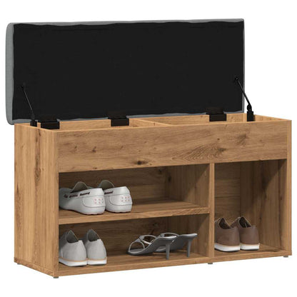 Sittebenk Skohylle Artisan Eik 82x32x45,5 cm
