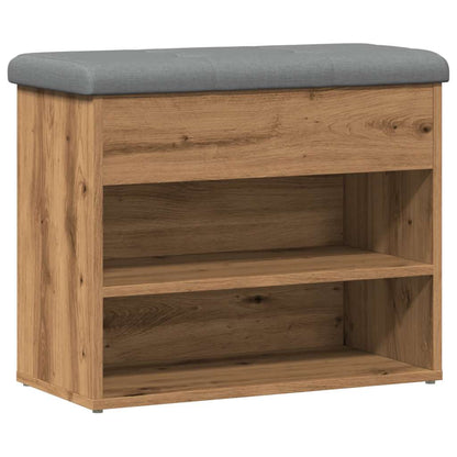 Sittebenk Skohylle Artisan Eik 62x32x50 cm