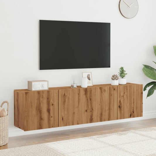 TV-Møbel Artisan Eik Tv-benker 2 stk 80x30x41 cm