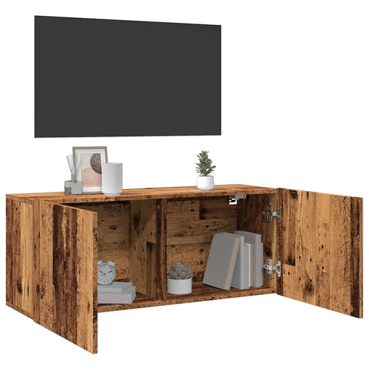 TV-Møbel Gammelt Tre Tv-benk 100x30x41 cm
