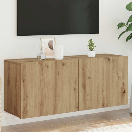 TV-Møbel Artisan Eik Vegghengt TV-benk 100x30x41 cm
