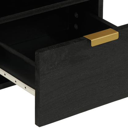 TV-Møbel Svart Tv-benk 70x33x46 cm