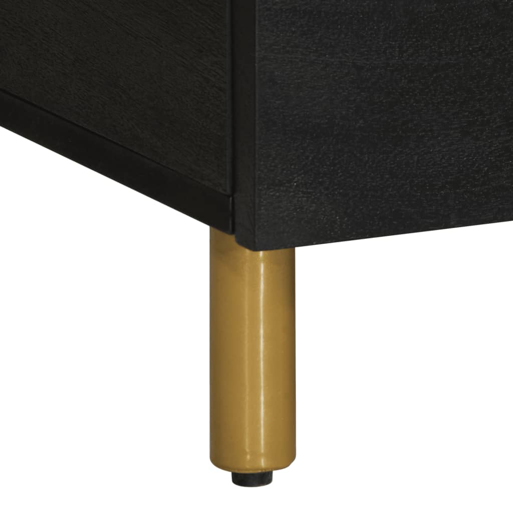 Salongbord Sofabord Svart 80x50x40 cm