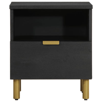 Nattbord Sengbord Svart 40x33x46 cm