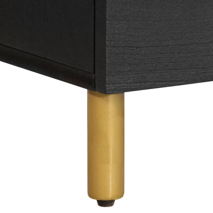 Nattbord Sengbord Svart 40x33x46 cm