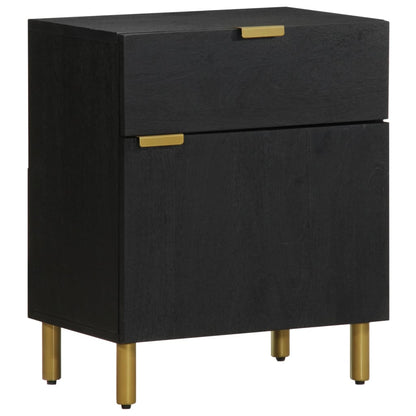 Nattbord Sengbord Svart 50x33x60 cm