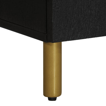 Nattbord Sengbord Svart 50x33x60 cm