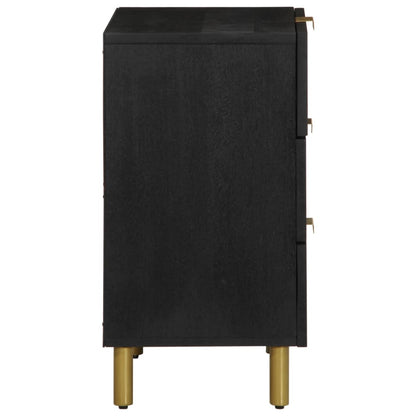 Nattbord Sengbord Svart 50x33x62 cm