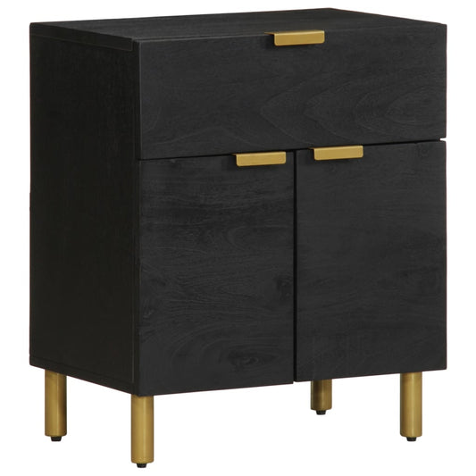 Nattbord Sengbord Svart 50x33x60 cm