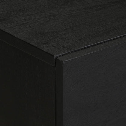 Nattbord Sengbord Svart 50x33x60 cm