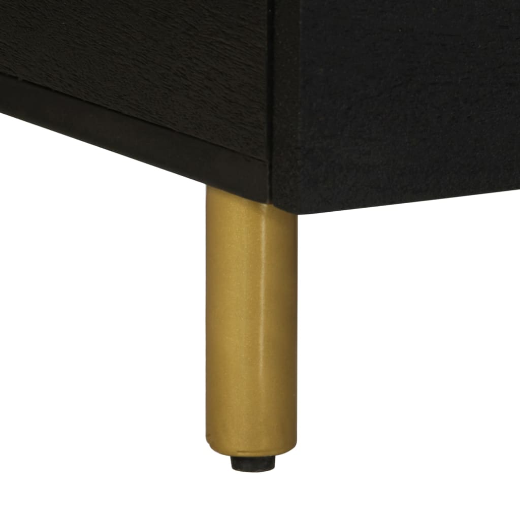 Salongbord Sofabord Svart 80x54x40 cm