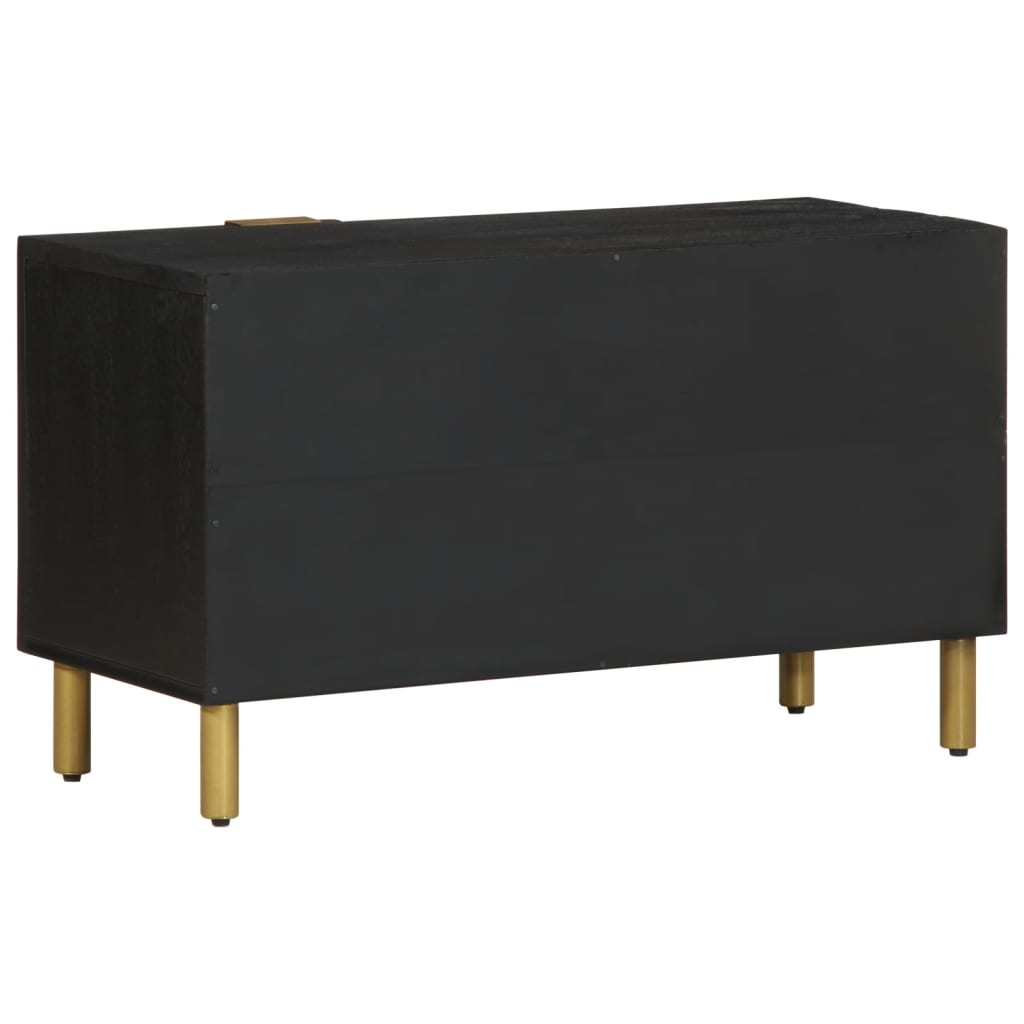 TV-Møbel Svart Tv-benk 80x33x46 cm