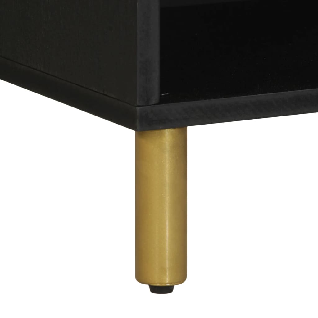 TV-Møbel Svart Tv-benk 80x33x46 cm