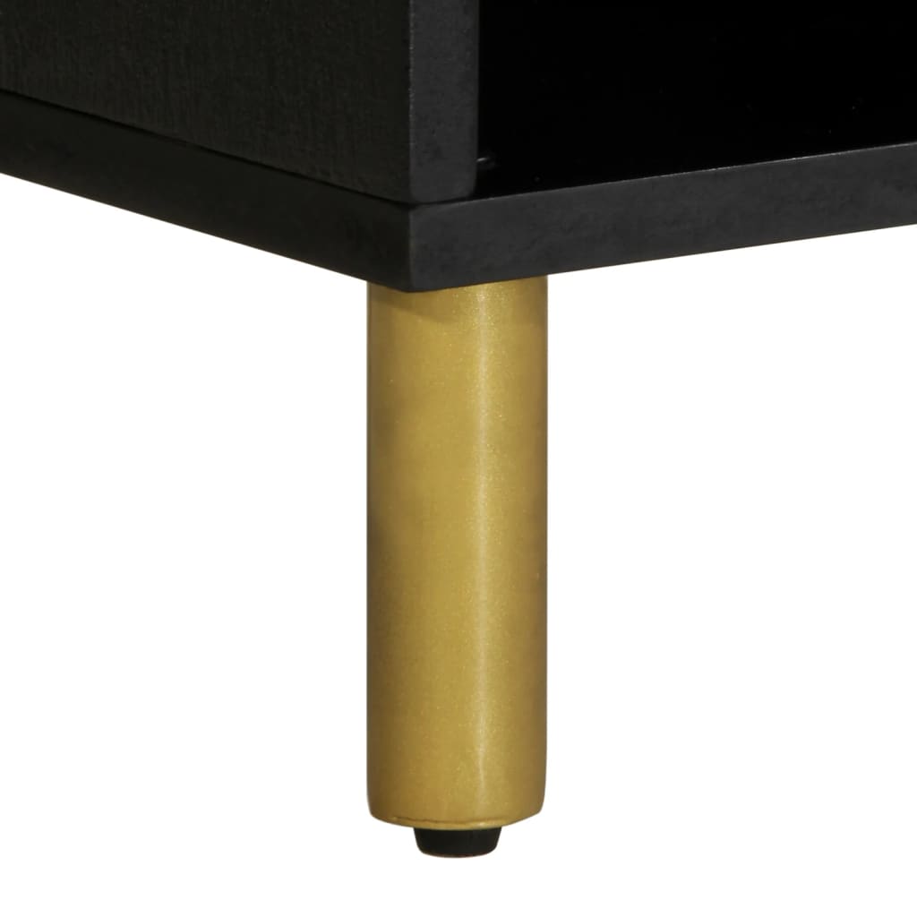 TV-Møbel Svart Tv-benk 100x33x46 cm