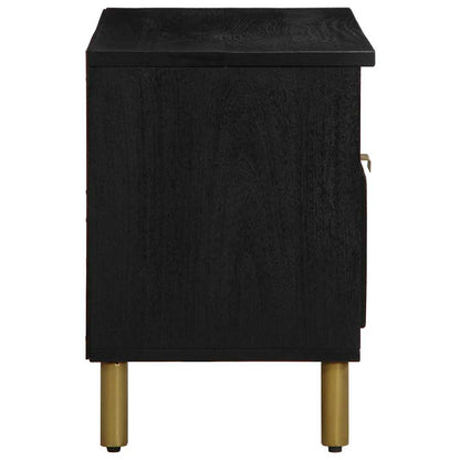 TV-Møbel Svart Tv-benk 80x33x46 cm