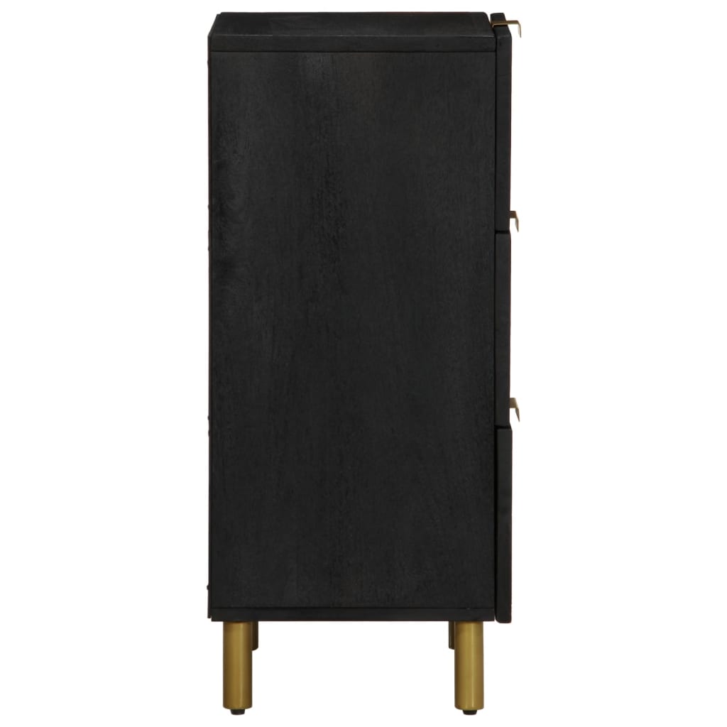 Skjenk Svart 40x33x75 cm