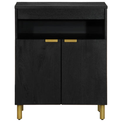 Skjenk Svart 60x33x75 cm