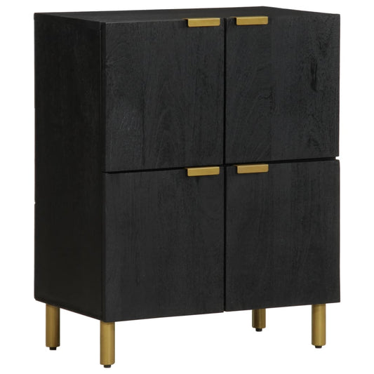 Skjenk Svart 60x33x75 cm