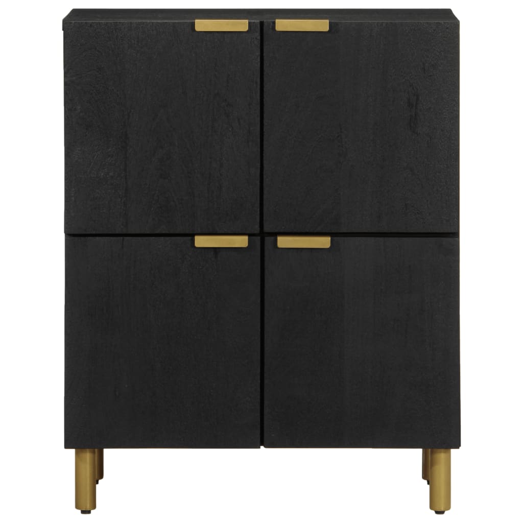 Skjenk Svart 60x33x75 cm