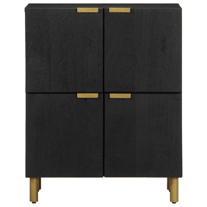 Skjenk Svart 60x33x75 cm