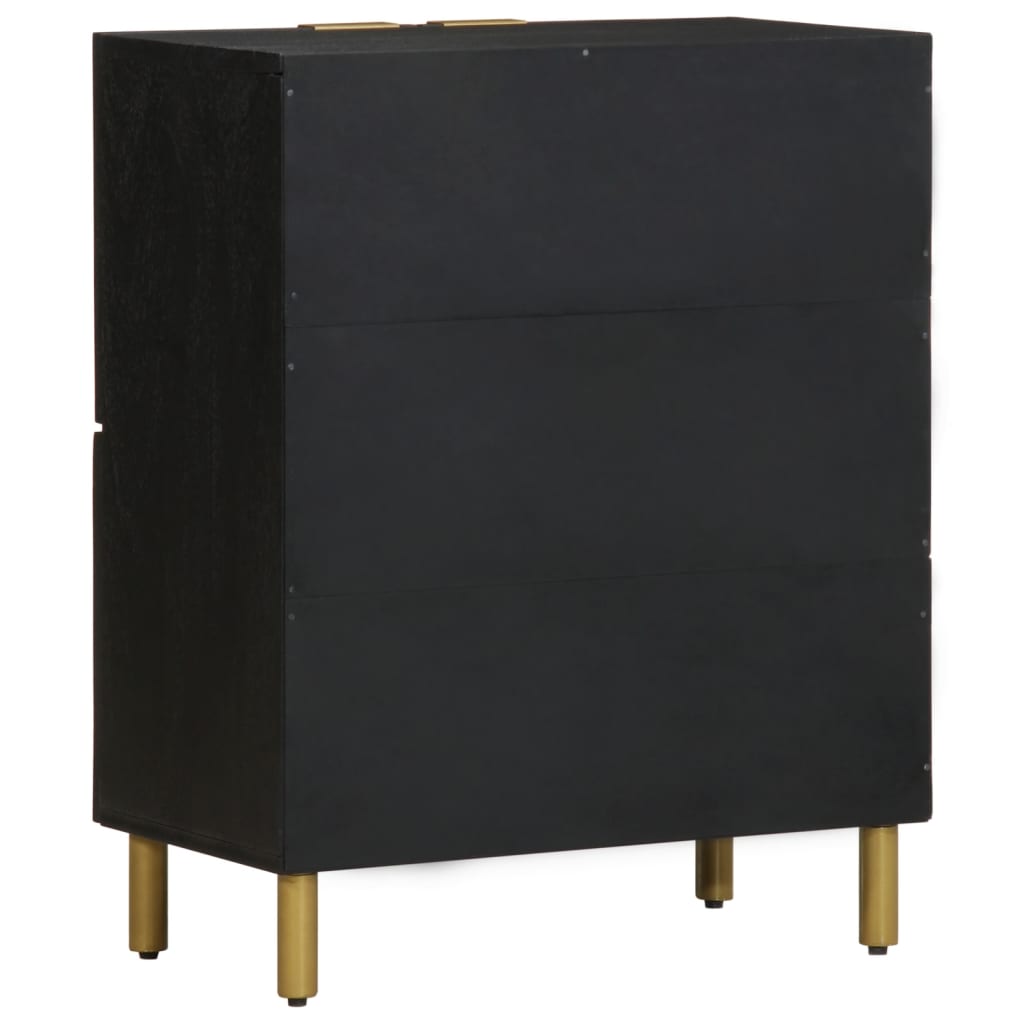 Skjenk Svart 60x33x75 cm