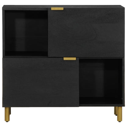 Skjenk Svart 80x33x75 cm
