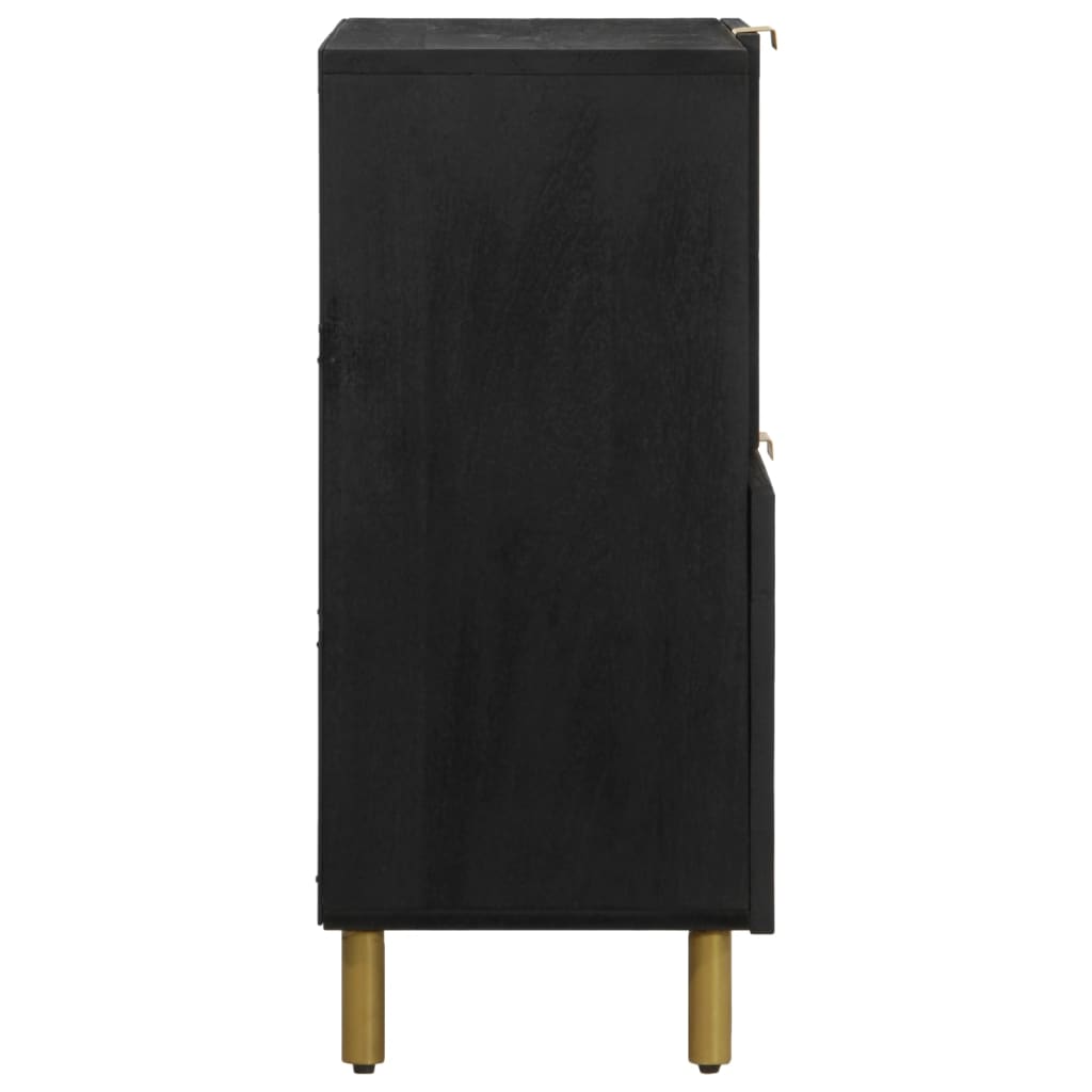 Skjenk Svart 80x33x75 cm