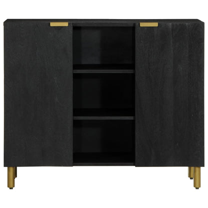 Skjenk Svart 90x33x75 cm