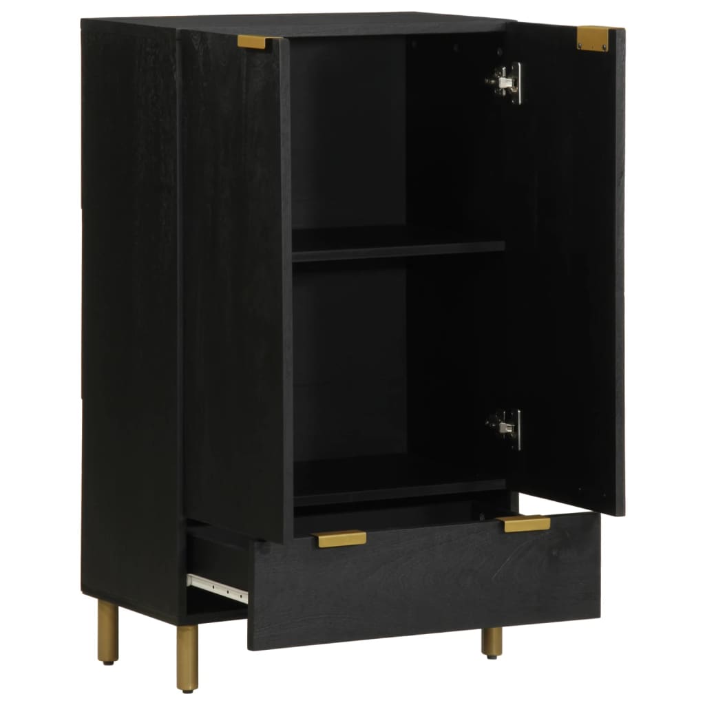 Skap Svart 60x33x100 cm
