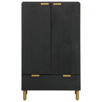 Skap Svart 60x33x100 cm
