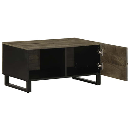 Salongbord Sofabord Svart 80x50x40 cm heltre furu