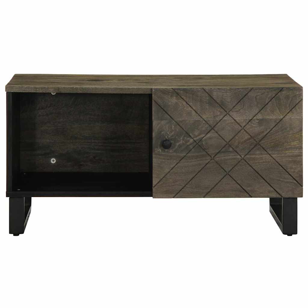 Salongbord Sofabord Svart 80x50x40 cm heltre furu