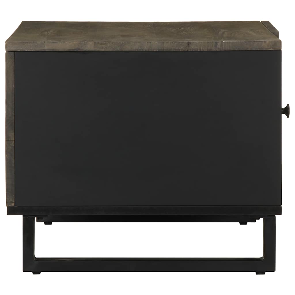 Salongbord Sofabord Svart 80x50x40 cm heltre furu