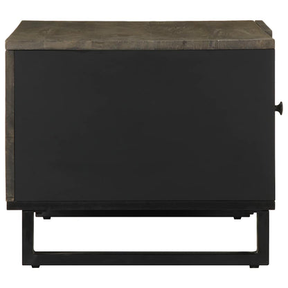Salongbord Sofabord Svart 80x50x40 cm heltre furu