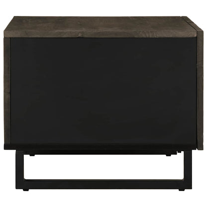 Salongbord Sofabord Svart 80x50x40 cm heltre furu