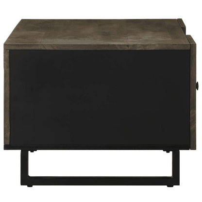 Salongbord Sofabord Svart 100x54x40 cm heltre mango