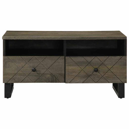 Salongbord Sofabord Svart 80x54x40 cm heltre furu