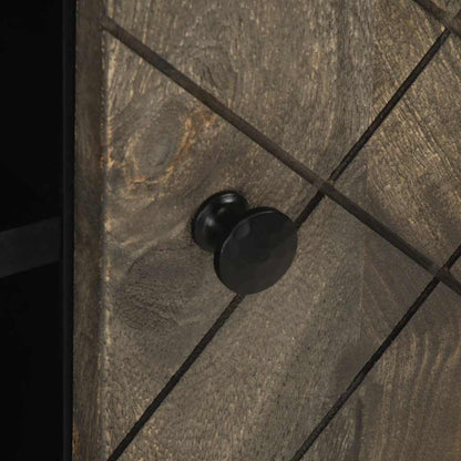 TV-Møbel Tre TV-benk Svart 80x33x46 cm heltre mango