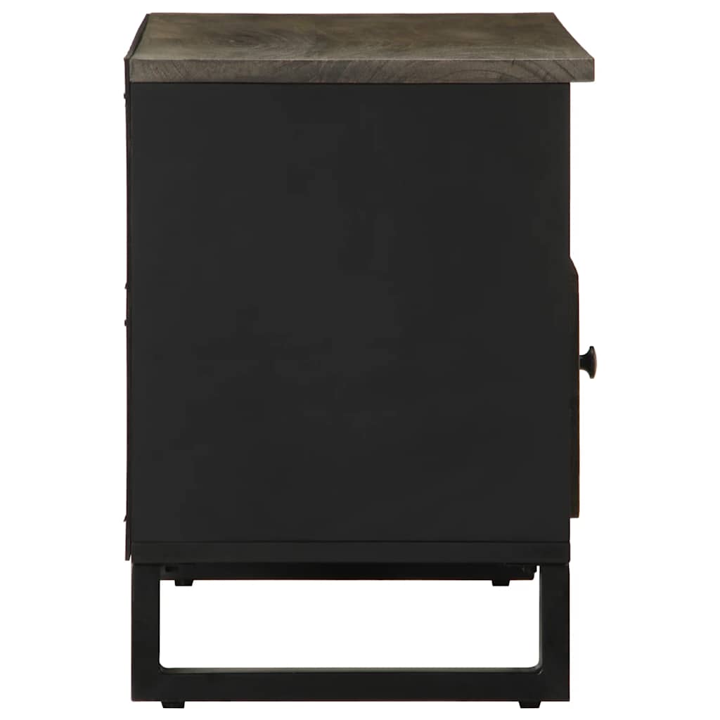 TV-Møbel Svart Tv-benk 80x33x46 cm heltre mango