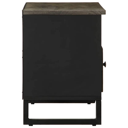 TV-Møbel Svart Tv-benk 80x33x46 cm heltre mango