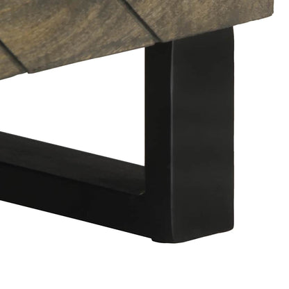 TV-Møbel Svart Tv-benk 80x33x46 cm heltre mango