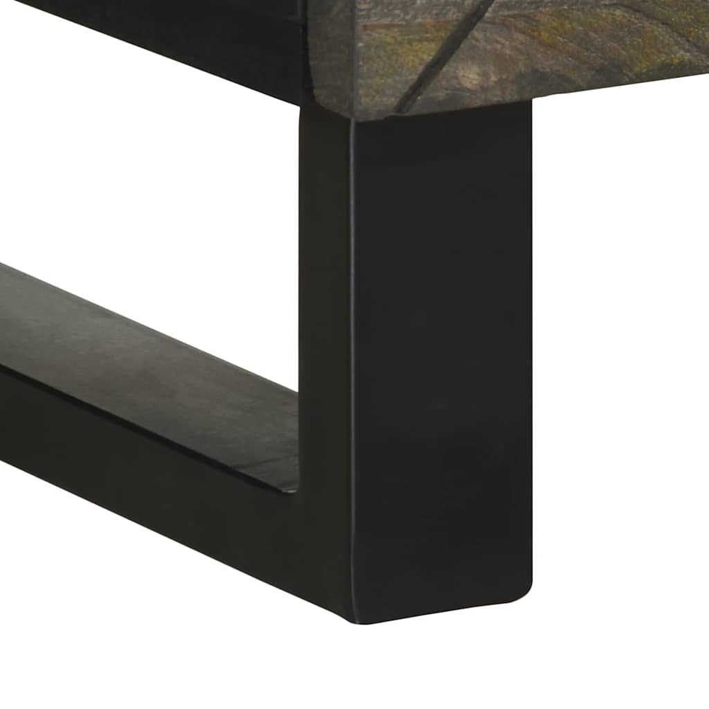 Skjenk Svart 40x33x75 cm heltre mango