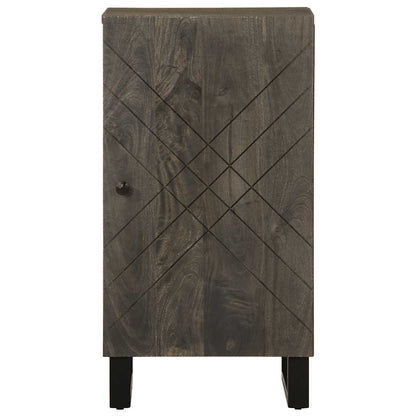 Skjenk Svart 40x33x75 cm heltre mango