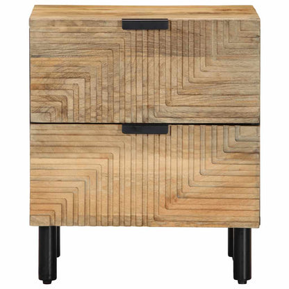 Nattbord Sengbord Tre heltre mangotre Brun 40x33x46 cm