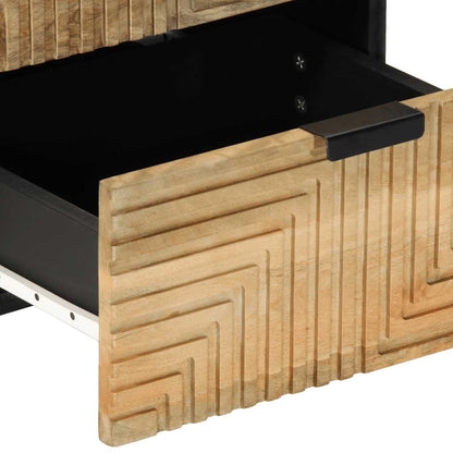 Nattbord Sengbord Tre heltre mangotre Brun 40x33x46 cm