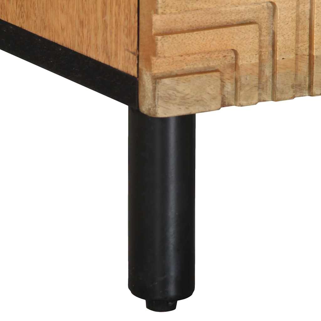 Nattbord Sengbord Tre heltre mangotre Brun 40x33x46 cm