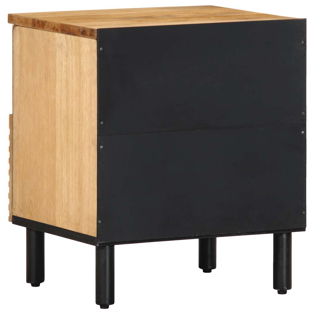 Nattbord Sengbord Tre heltre mangotre Brun 40x33x46 cm