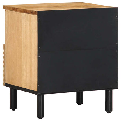 Nattbord Sengbord Tre heltre mangotre Brun 40x33x46 cm
